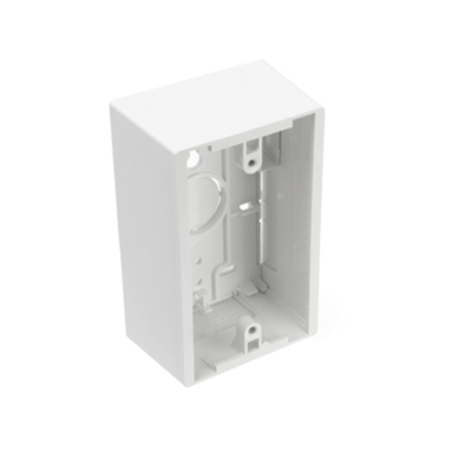 LEVITON Electrical Box, Back Box, 1 Gang, Plastic, Rectangular 42777-1WA